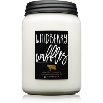 Milkhouse Candle Co. Farmhouse Wildberry Waffles lumânare parfumată Mason Jar 737 g