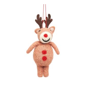 Ornament de Crăciun din lână Rudolph – Sass & Belle