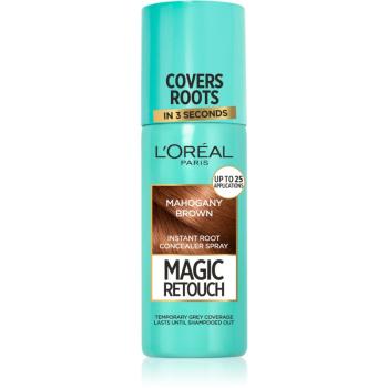 L’Oréal Paris Magic Retouch spray instant pentru camuflarea rădăcinilor crescute culoare Mahogany Brown 75 ml