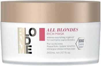 Schwarzkopf Professional Mască hrănitoare pentru părul normal și tare blond All Blondes (Rich Mask) 500 ml