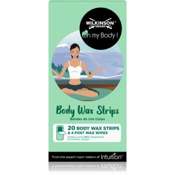 Wilkinson Sword Oh my Body! Body Wax Strips set pentru depilare 1 buc