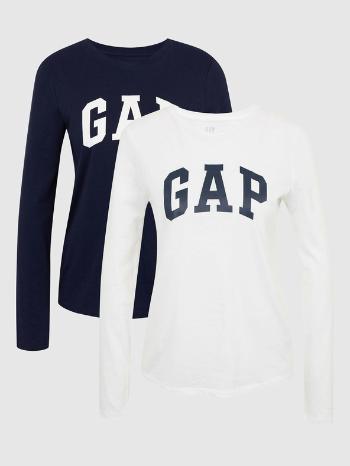 GAP Tricou 2 buc Albastru Alb