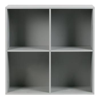 Bibliotecă modulară gri din lemn de pin 81x81 cm Vt – vtwonen