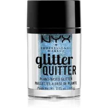 NYX Professional Makeup Glitter Quitter luciu culoare 05 - Blue 1.5 g