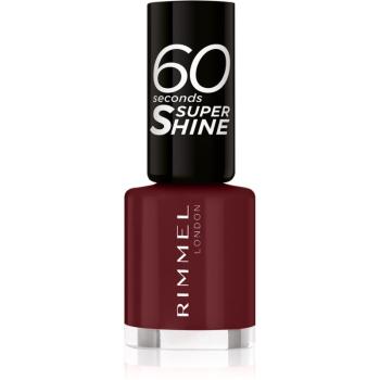 Rimmel 60 Seconds Super Shine lac de unghii culoare 340 Berries And Cream 8 ml