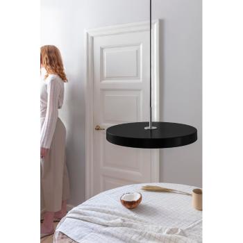 Lustră neagră LED cu intensitate reglabilă cu abajur din metal ø 43 cm Asteria Plus Medium – UMAGE