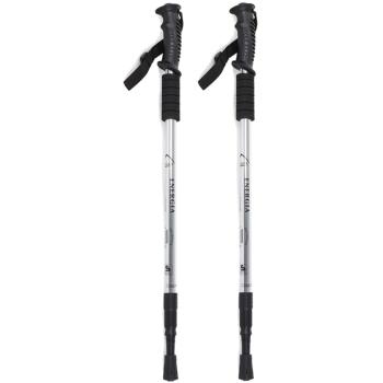 Bastoane de mers pe jos Nordic walking antishock, argintiu