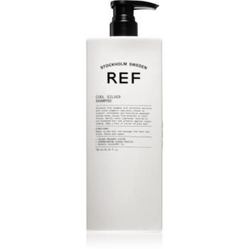 REF Cool Silver Shampoo Sampon argintiu neutralizeaza tonurile de galben 750 ml