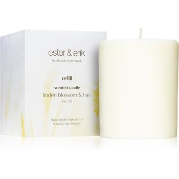 ester & erik scented candle linden blossom & hay (no. 13) lumânare parfumată  Refil 350 g