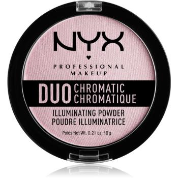 NYX Professional Makeup Duo Chromatic iluminator culoare 02 Lavender Steel 6 g