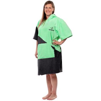 Poncho Surf Double, verde, 70 x 100 cm