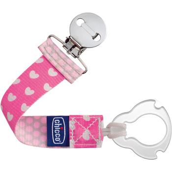 Chicco Fashion Clip clips pentru suzetă 0m+ Girl 1 buc