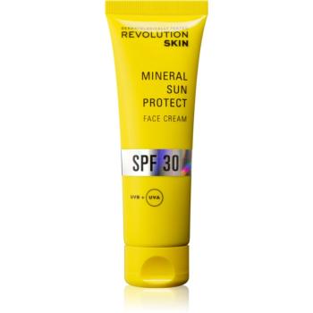 Revolution Skincare Sun Protect Mineral crema protectoare cu minerale pentru piele sensibilă SPF 30 50 ml