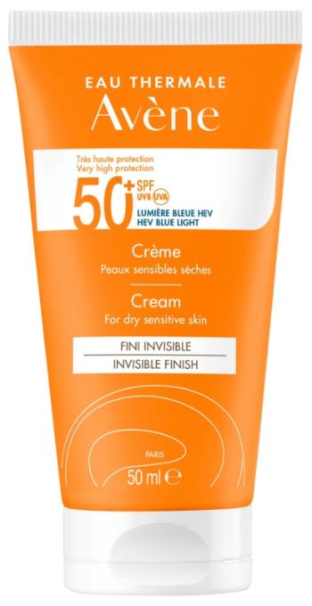 Avéne Cremă protectoare pentru ten uscat si sensibil SPF 50+ (Very High Protection Cream) 50 ml