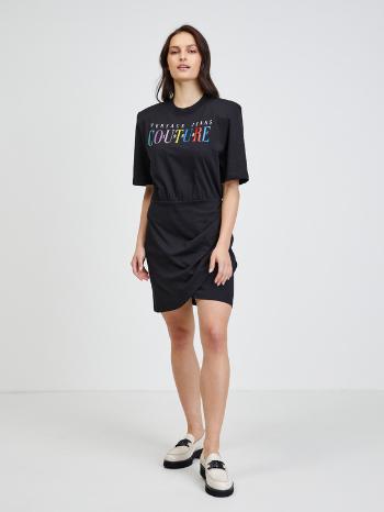 Versace Jeans Couture Rainbow Rochie Negru