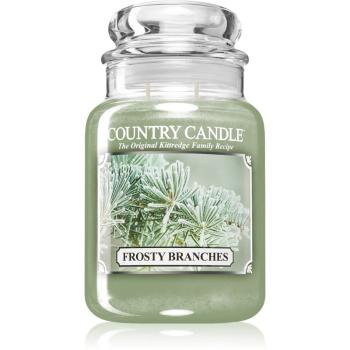 Country Candle Frosty Branches lumânare parfumată 652 g