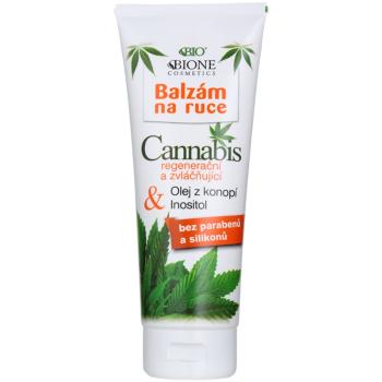 Bione Cosmetics Cannabis Balsam regenerator și hidratant pentru mâini 205 ml