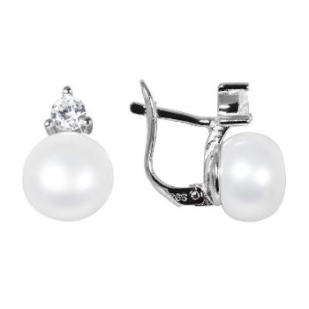 JwL Luxury Pearls Cercei perla cu alb autentic Pearl JL0538