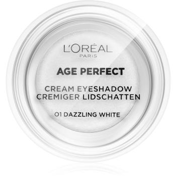 L’Oréal Paris Age Perfect Cream Eyeshadow fard de pleoape cremos culoare 01 - Dazzling white 4 ml