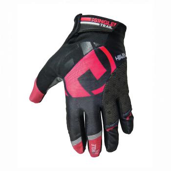 
                 HAVEN Mănuși cu degete lungi de ciclism - SINGLETRAIL LONG - roz/negru  
            