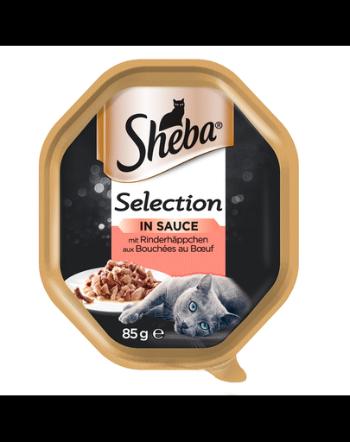 SHEBA Selection hrana umeda pentru pisici, vita in sos 85g