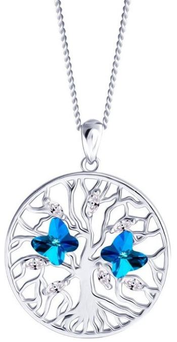 Preciosa Colier de argint cu cristale Tree of Life 6072 46