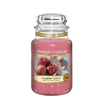 Yankee Candle Lumânare aromatică Sorbet mare de trandafir Classic 623 g