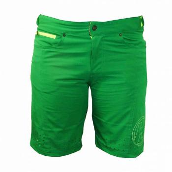
                 HAVEN Pantaloni scurți de ciclism fără bretele - AMAZON LADY - galben/verde  
            