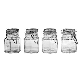 Set 4 recipiente sticlă condimente Premier Housewares