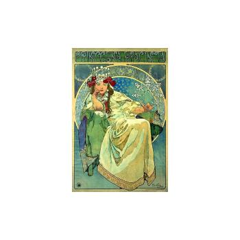 Reproducere tablou Alfons Mucha - Princess Hyazin, 60 x 40 cm