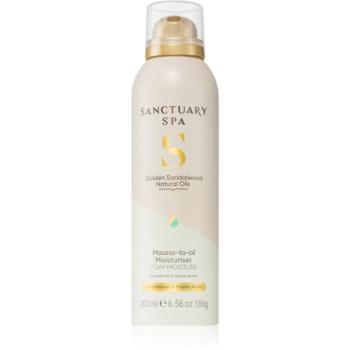 Sanctuary Spa Golden Sandalwood spumă hidratantă cu efect de nutritiv 200 ml