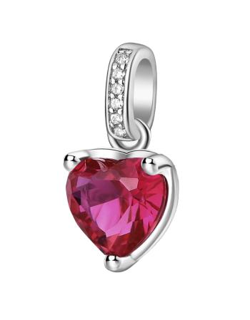 Brosway Pandantiv din argint Inimă Fancy Passion Ruby FPR20