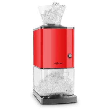 OneConcept Icebreaker Ice Crusher 15 kg / h de 3.5 litri din oțel inoxidabil găleată de gheață roșie