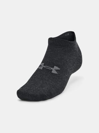 Under Armour UA Essential No Show Set de 3 perechi de șosete Negru