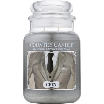 Country Candle Grey lumânare parfumată 652 g