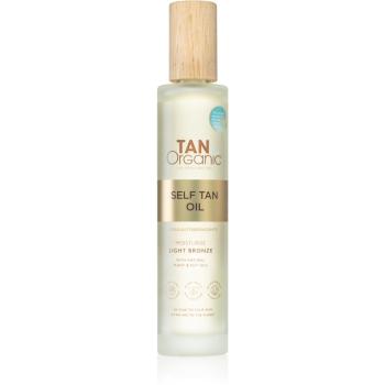 TanOrganic The Skincare Tan ulei bronzant culoare Light Bronze 100 ml
