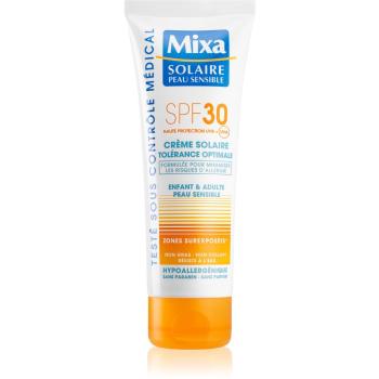 MIXA Sun crema pentru bronzat pentru piele sensibila SPF 30 75 ml