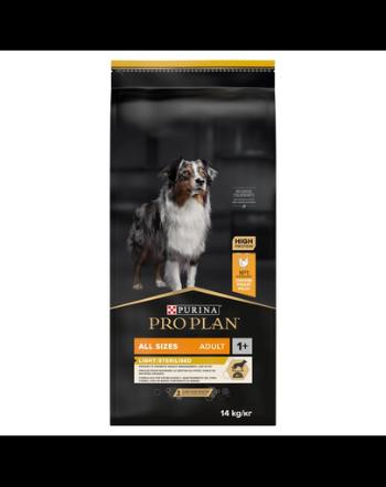 PURINA PRO PLAN ALL SIZE ADULT Light/Sterilised Hrana pentru caini adulti sterilizati 14kg