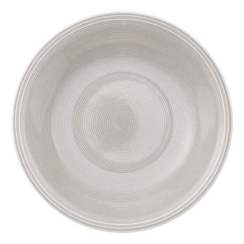 Farfurie adâncă din porțelan Villeroy & Boch Like Color Loop, ø 23,5 cm, alb - gri