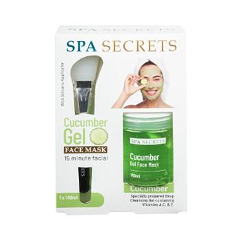 XPel Mască de față cu gel cu aplicator SPA Secrets Cucumber (Gel Face Mask) 140 ml