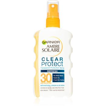 Garnier Ambre Solaire Clear Protect spray transparent pentru bronzare SPF 30 200 ml