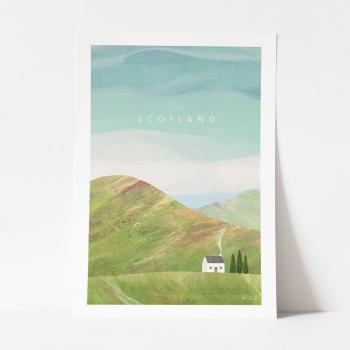 Poster Travelposter Scotland, A3