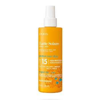 PUPA Milano Lapte spray pentru bronzare Latte Solare SPF 15 (Sunscreen Milk) 200 ml