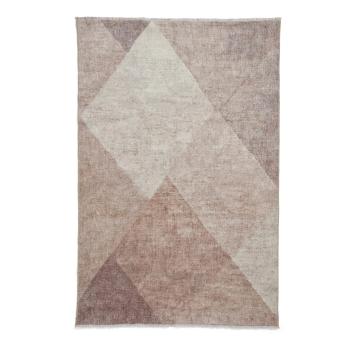 Covor maro deschis lavabil din amestec de bumbac 152x230 cm Whisper – Think Rugs