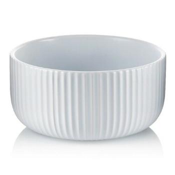 Castron ceramic de servit Kela Maila 23 cm, alb