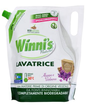 Winni´s Lavatrice Ecoformato Aleppo gel de spălare hipoalergenic cu săpun din Aleppo și 1250 ml