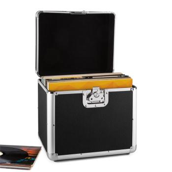 Timp Resident DJ placă de aluminiu capsulă valiză vinil LP dosarului 70 buc negru