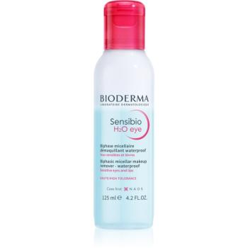 Bioderma Sensibio H2O eye apa micelara 2 in 1 pentru ochi si buze 125 ml