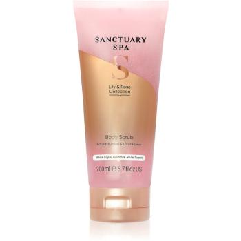 Sanctuary Spa Lily & Rose gel exfoliant cu efect de netezire 200 ml