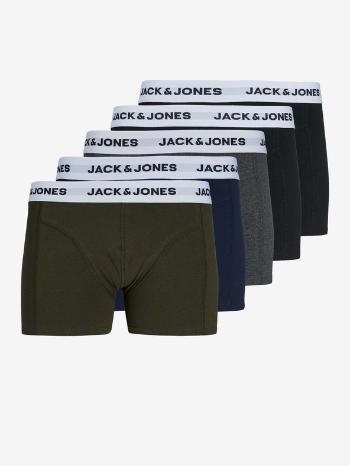 Jack & Jones Boxeri 5 buc Negru